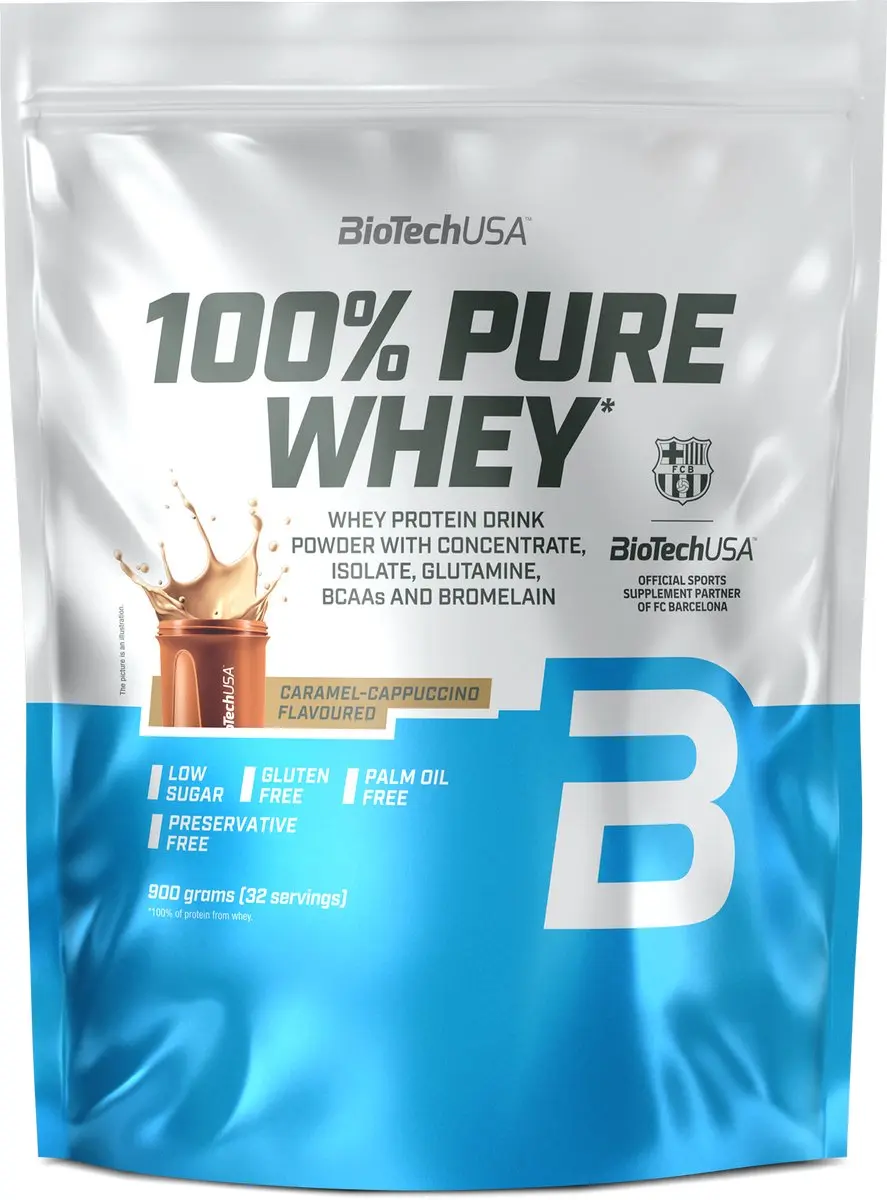 BioTechUSA 100% Pure Whey Eiwitpoeder 900g