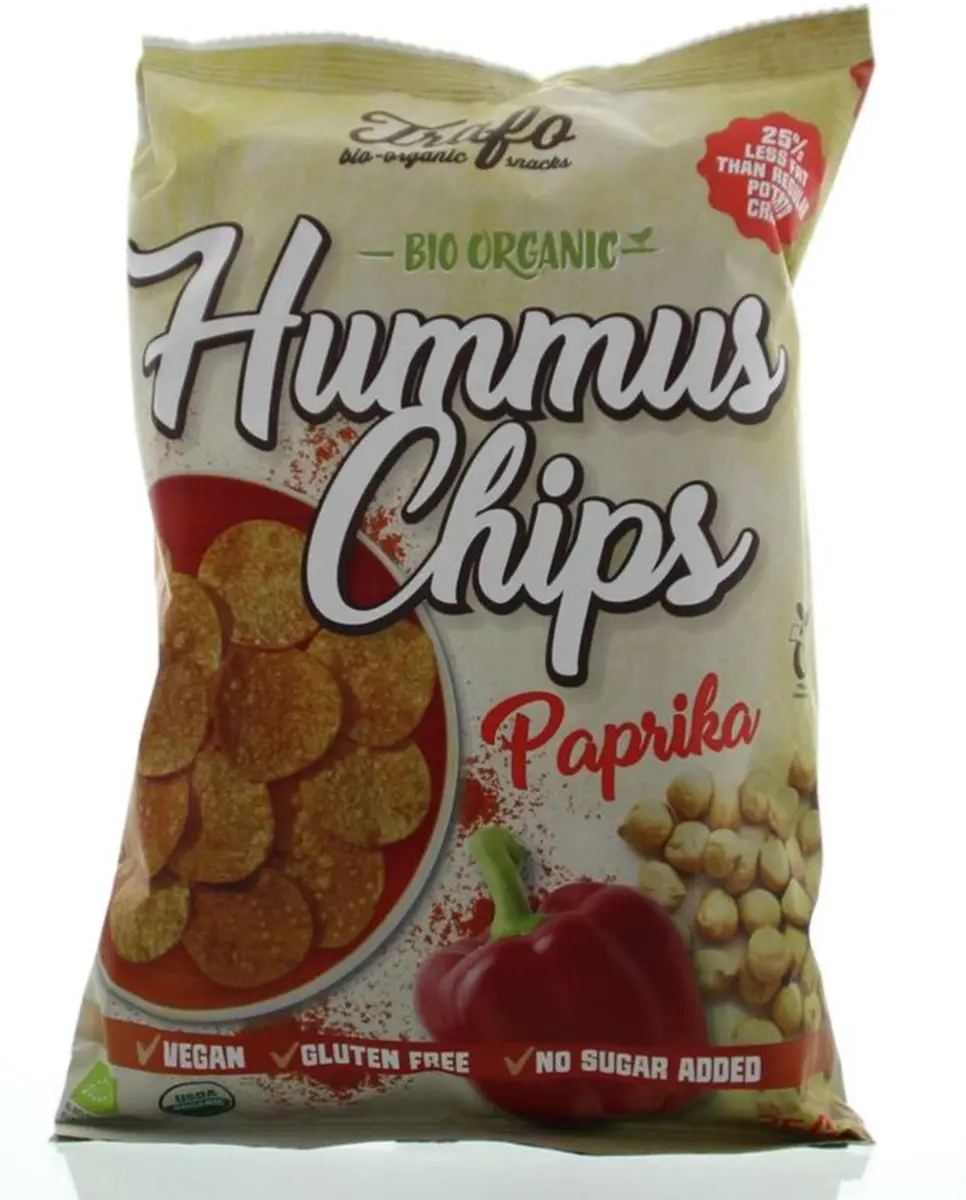 Trafo Hummus Chips Paprika 75g