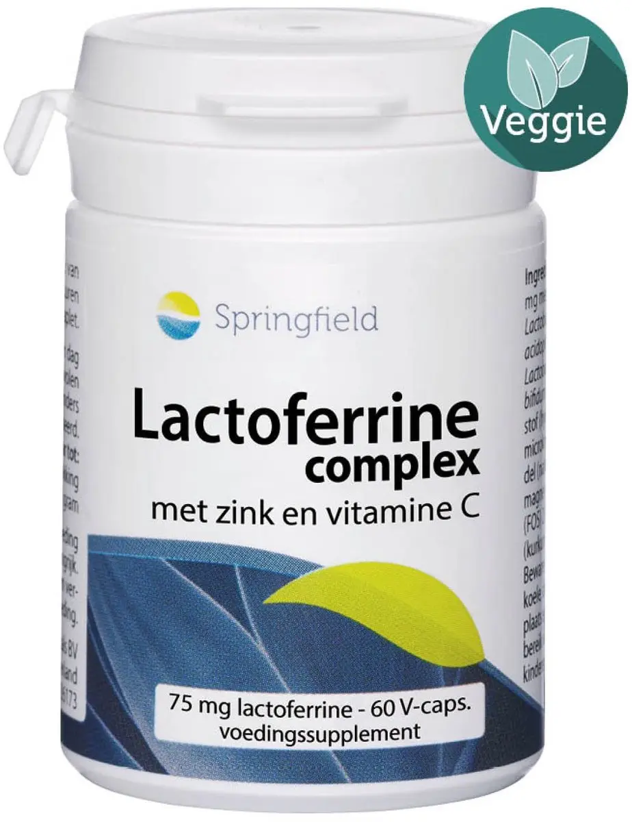 Springfield Lactoferrine 60 Capsules - 75mg