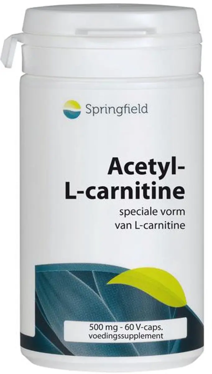 Springfield Acetyl L-Carnitine 500mg - 60 Stuks