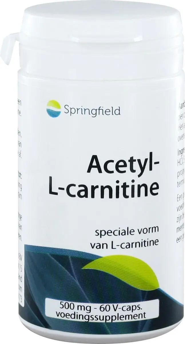 Springfield Acetyl L-Carnitine 500mg - 60 Stuks