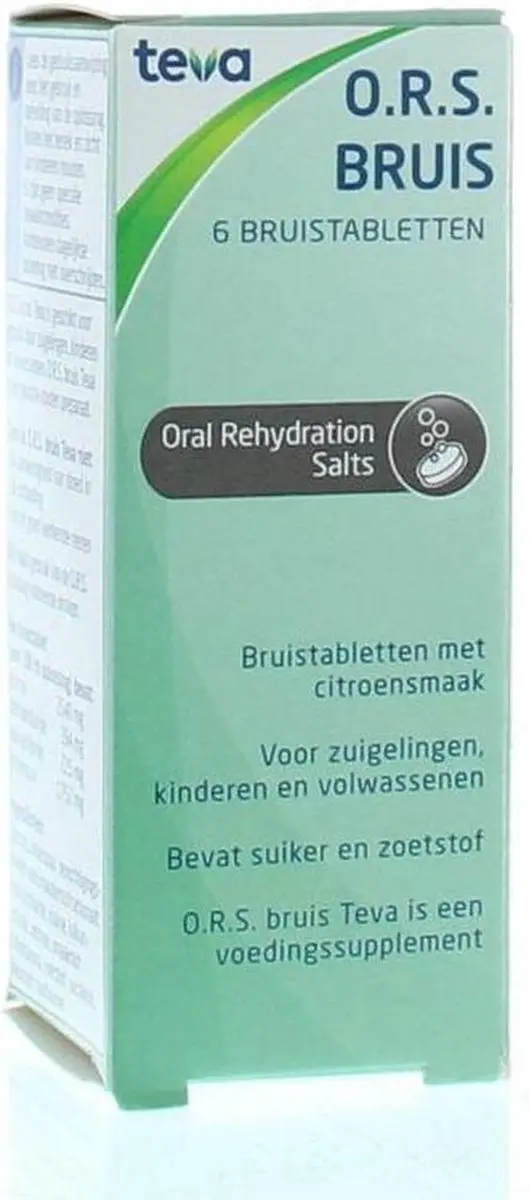 Teva ORS Bruis 6 Tabletten