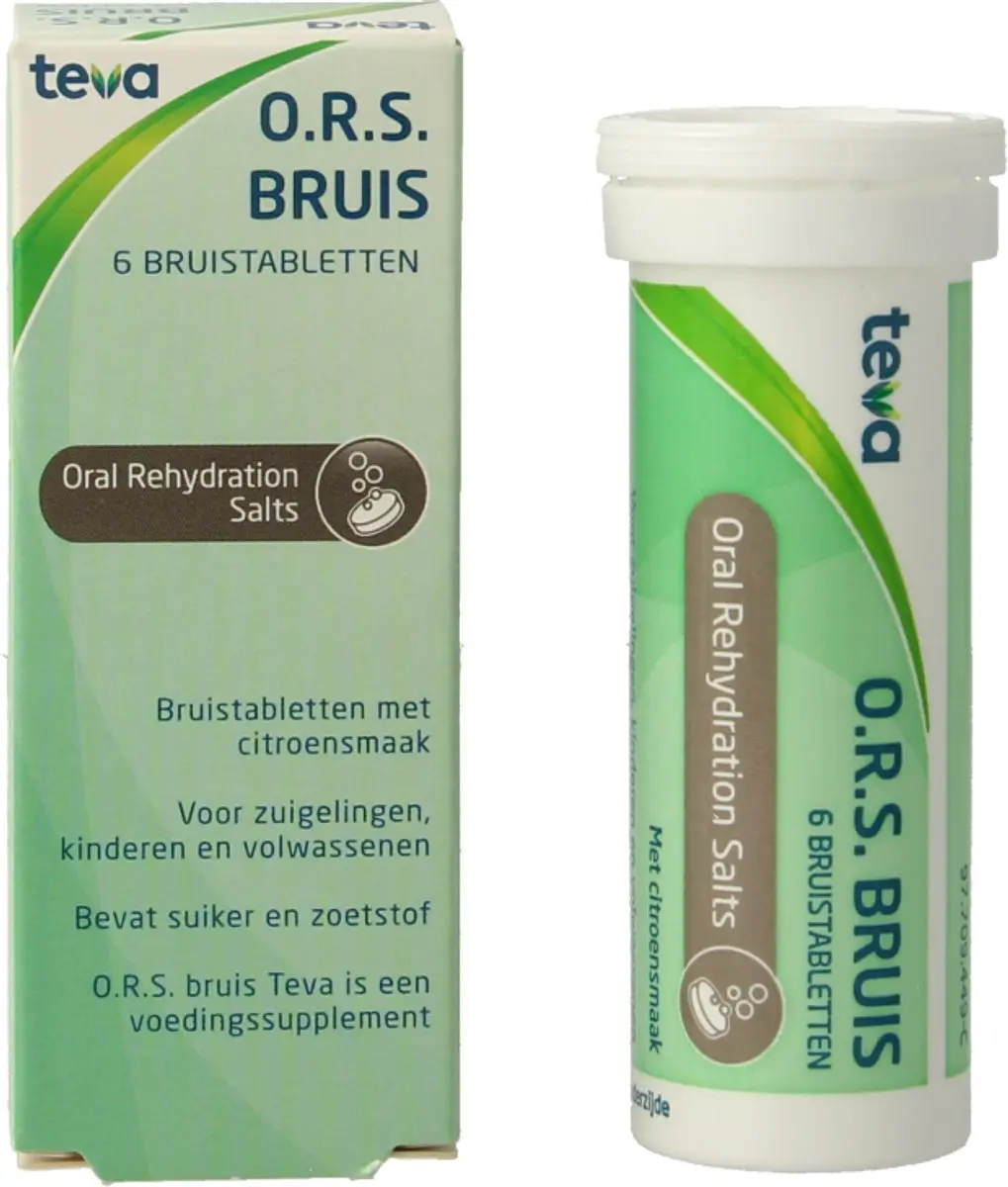 Teva ORS Bruis 6 Tabletten