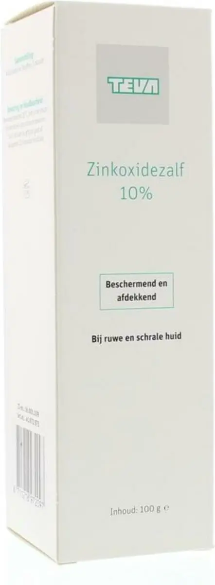 Teva Zinkoxidezalf 10% 100 Gram