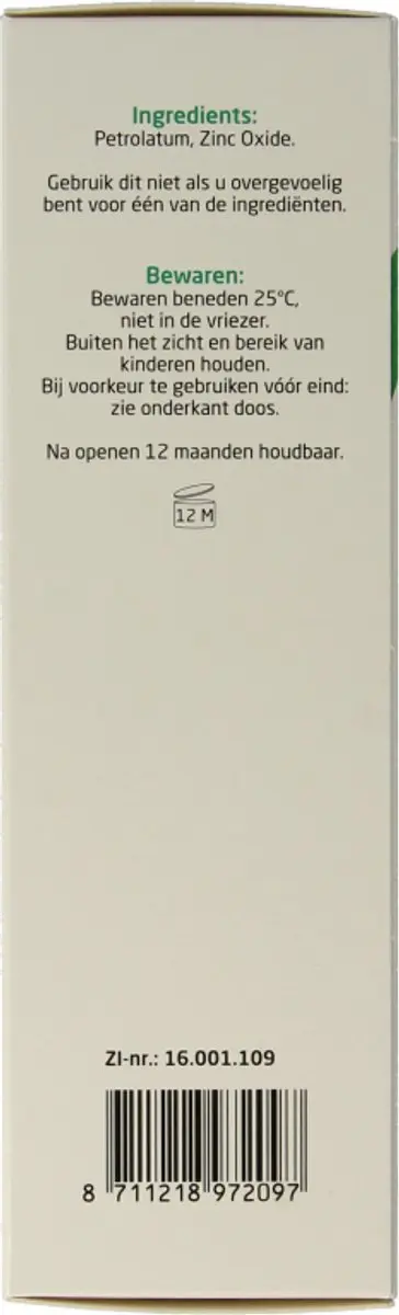 Teva Zinkoxidezalf 10% 100g
