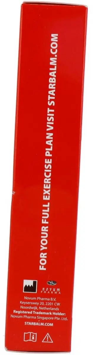Star Balm Aqua Gel Hot - 4 Stuks Rood