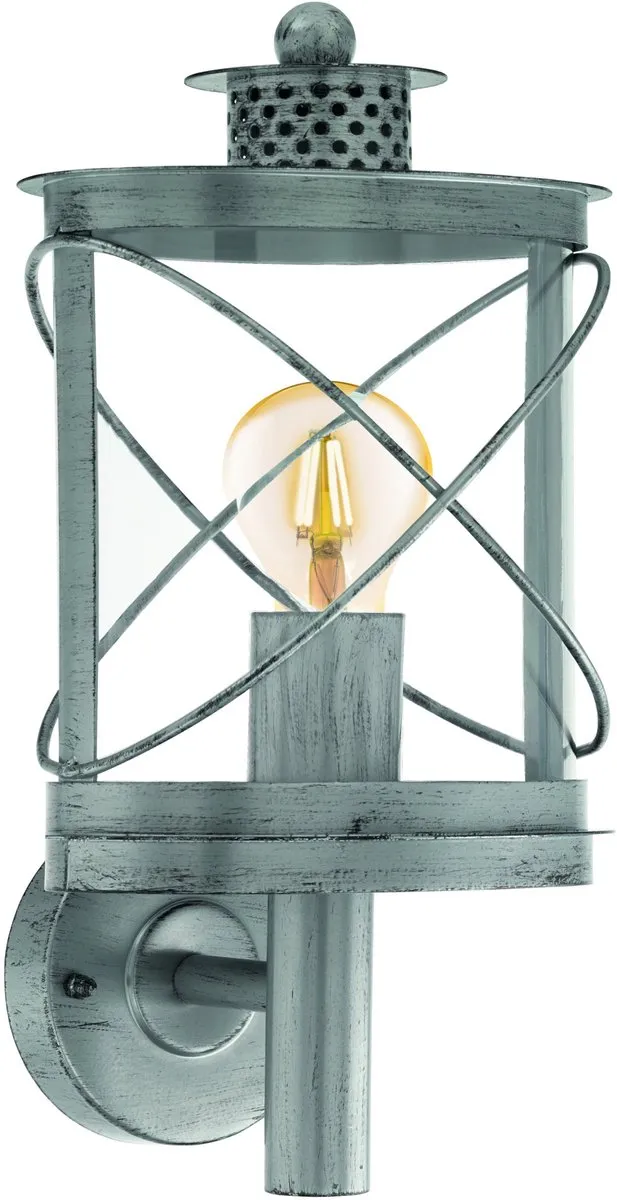 Eglo Melgoa Wandlamp Buiten E27 - 30cm Koper Antiek