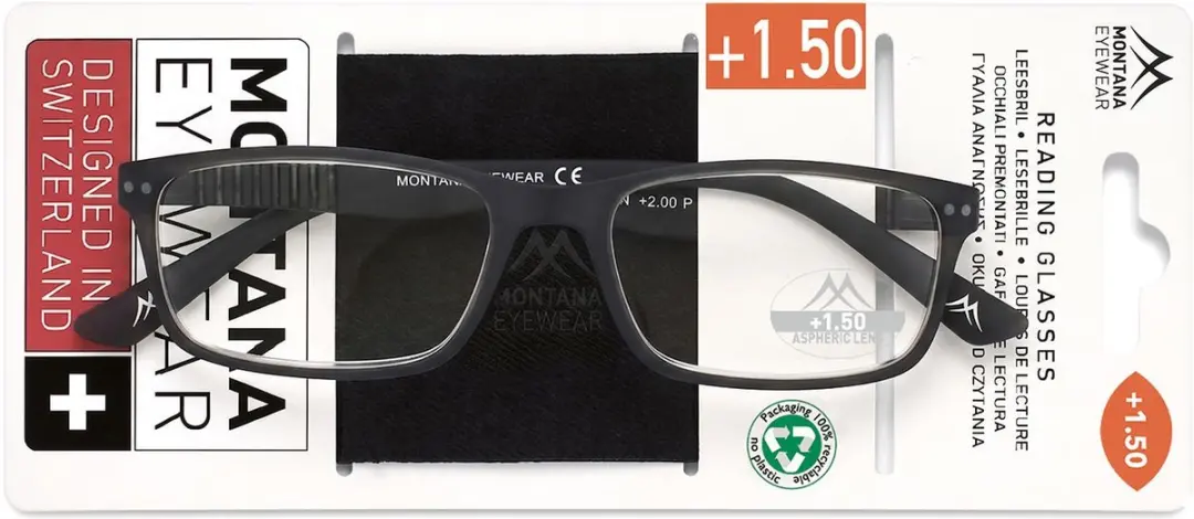 Montana Leesbril MR50 1:50 - Grijs mat