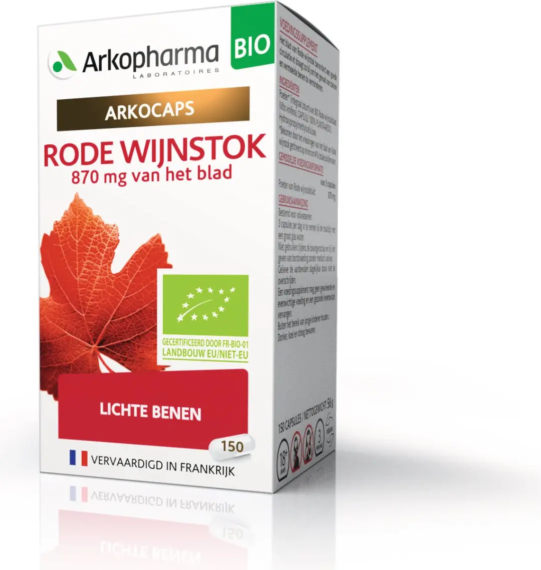 Arkopharma Vitiven Rode Wijnstok Bio Capsules 150 Stuks