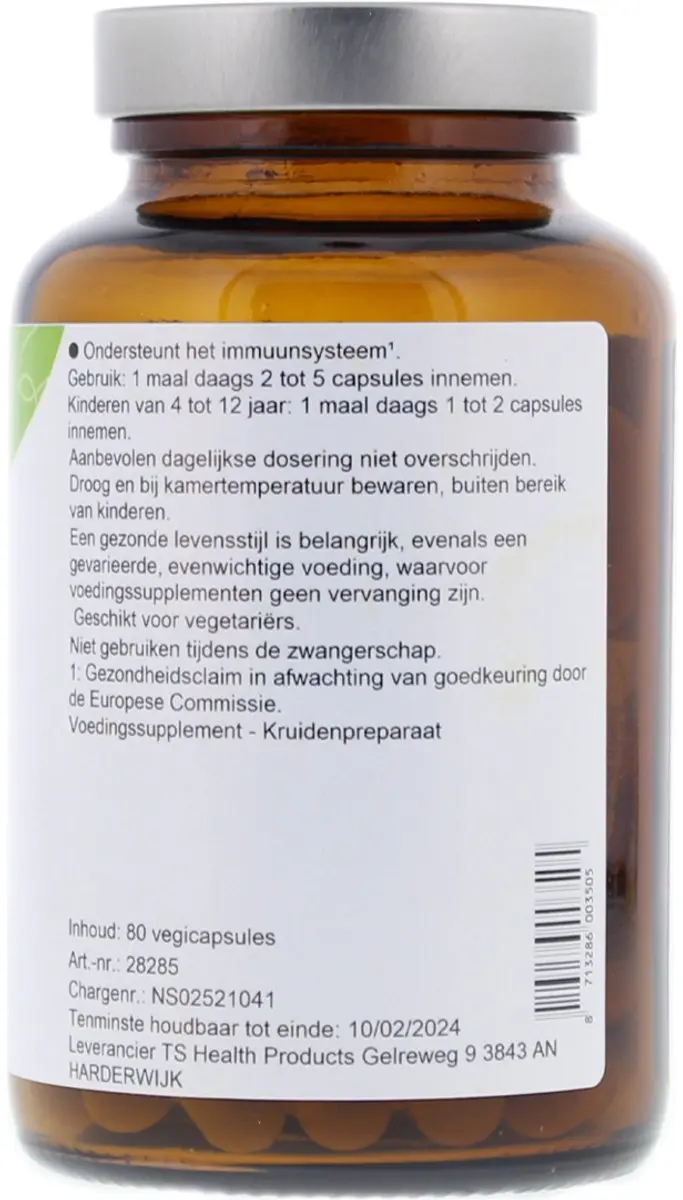 TS Choice Cats Claw 500Mg Capsules - 80 Stuks