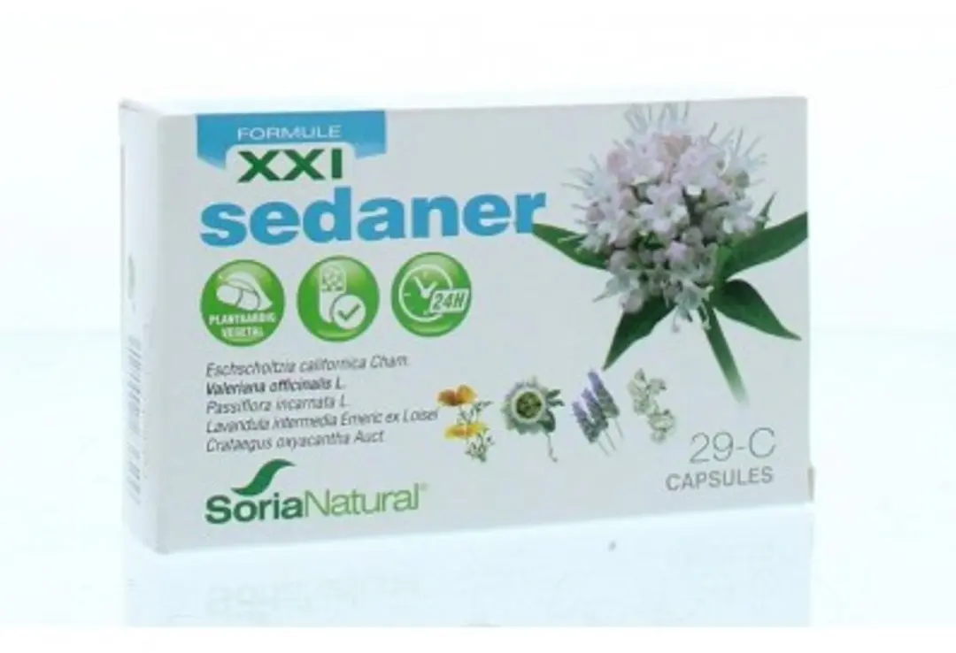 Soria Natural Sedaner XXI 29-C Capsules - 30 Stuks