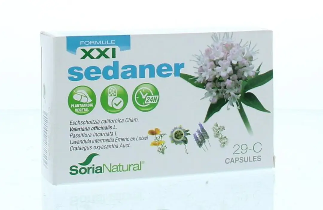 Soria Natural Sedaner XXI 29-C Capsules - 30 Stuks