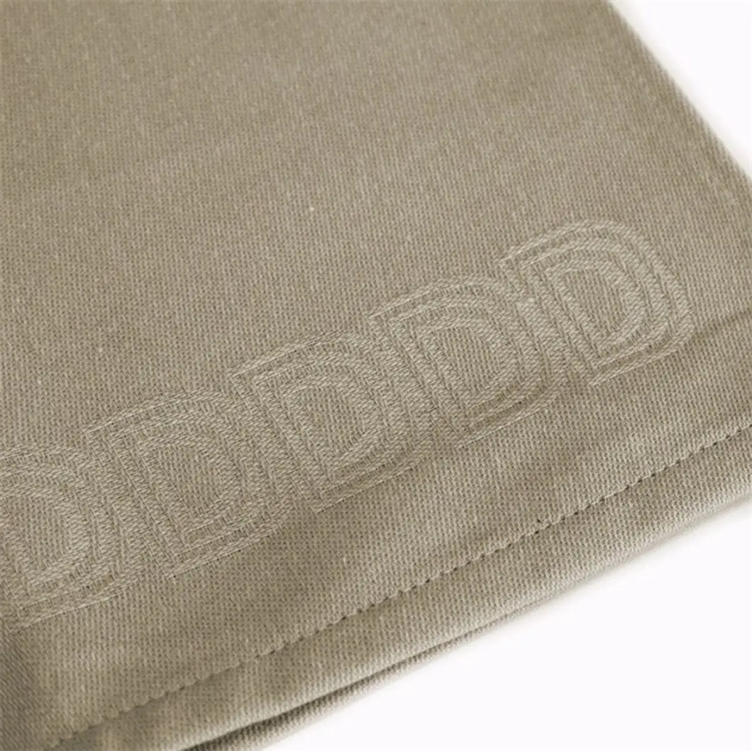 DDDDD Theedoek Logo 60x65cm - Taupe - 6 Stuks