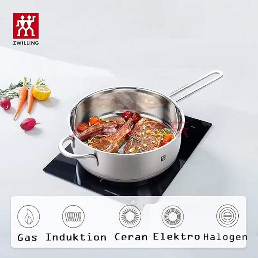 Zwilling TwinNova3 Wokpan Set 30/24cm - Zilver