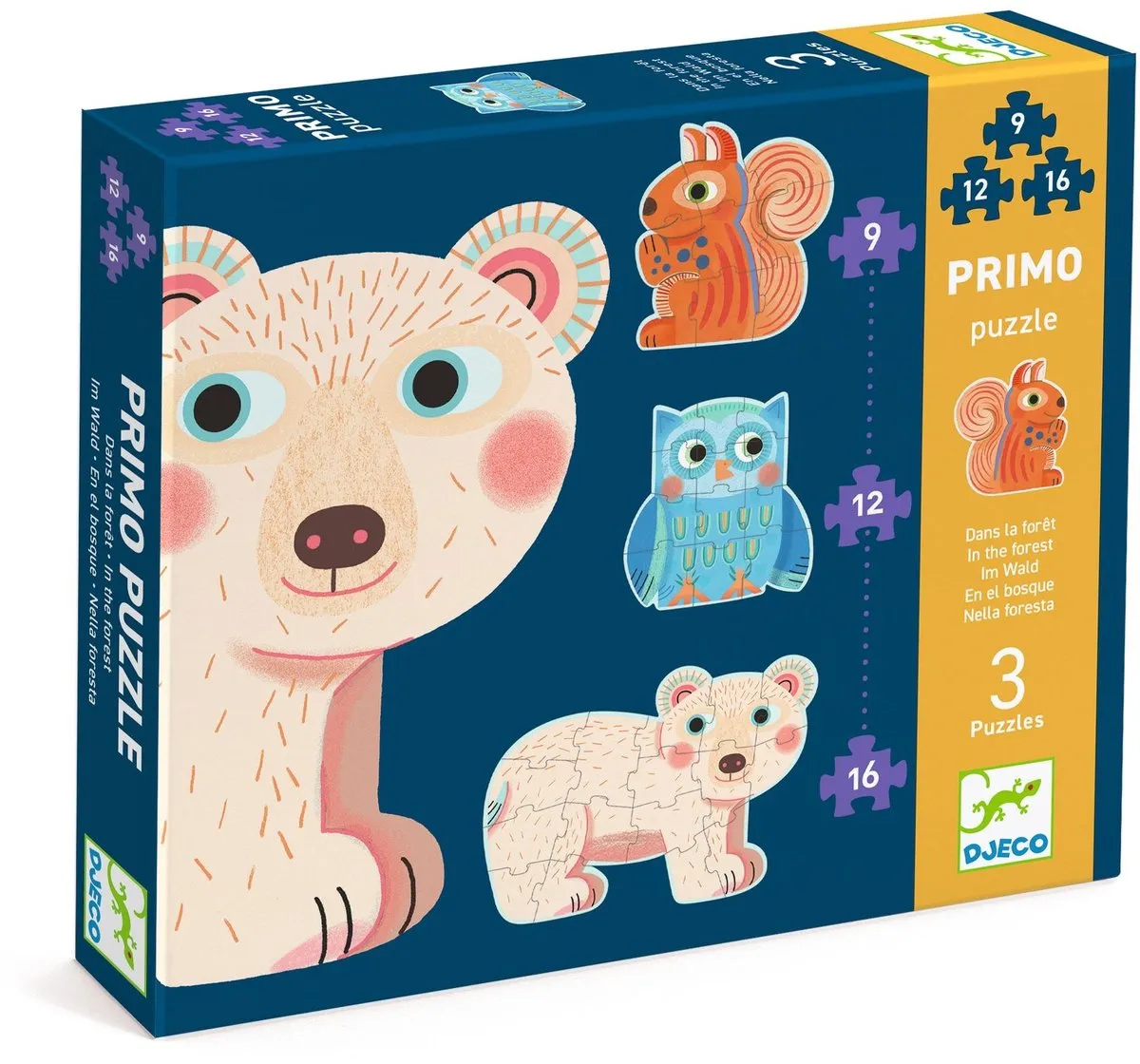 Djeco Primo Puzzel In het Bos