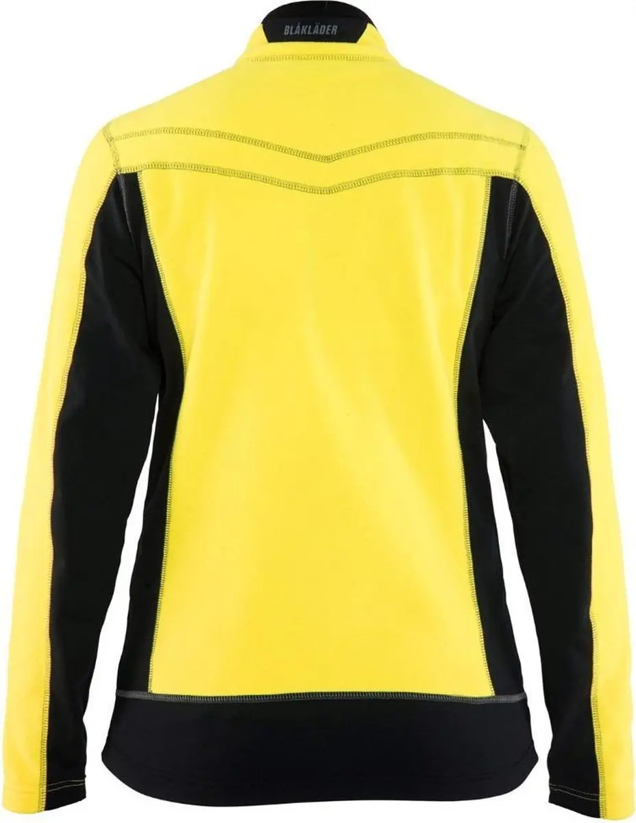 Blåkläder 4924-1010 Dames Microfleecevest - Geel/Zwart L