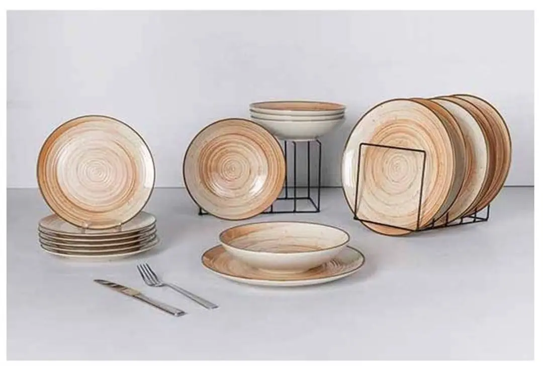 Sintra Dinnerset Terracotta 18 Dlg