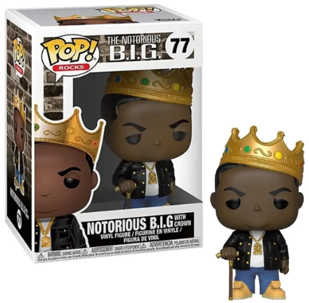 Funko Pop! Rocks Notorious B.I.G. #77 Verzamelfiguur - Multi