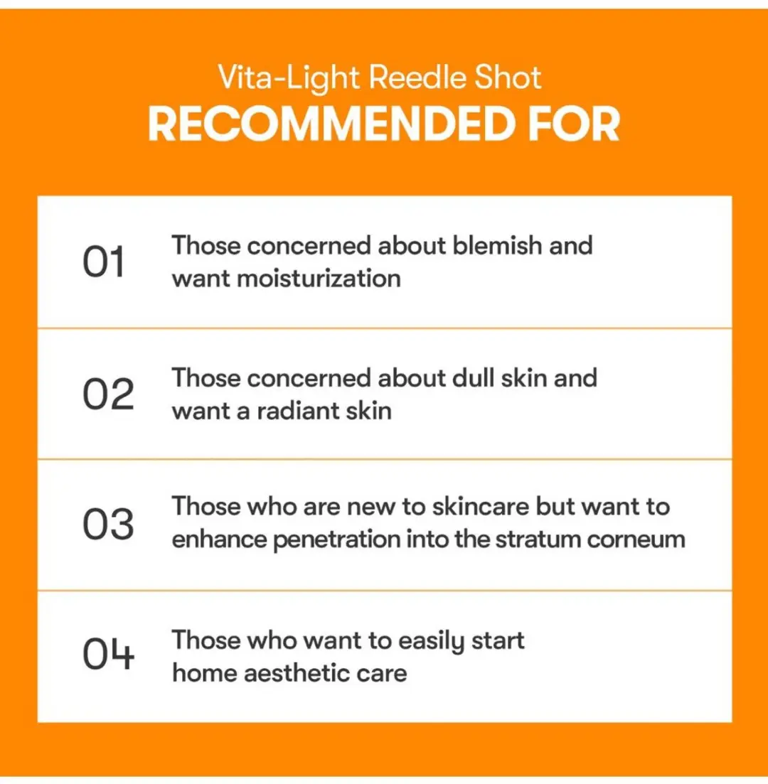 VT Cosmetics Vita-Light Reedle Shot 100 - 2ml x 10 - Goud