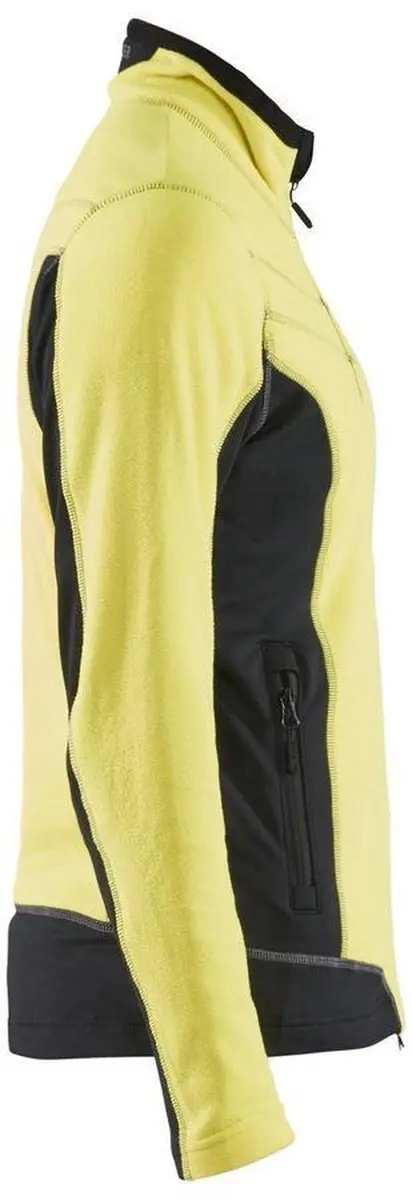 Blåkläder 4924-1010 Dames Microfleece Vest - Geel/Zwart - XL