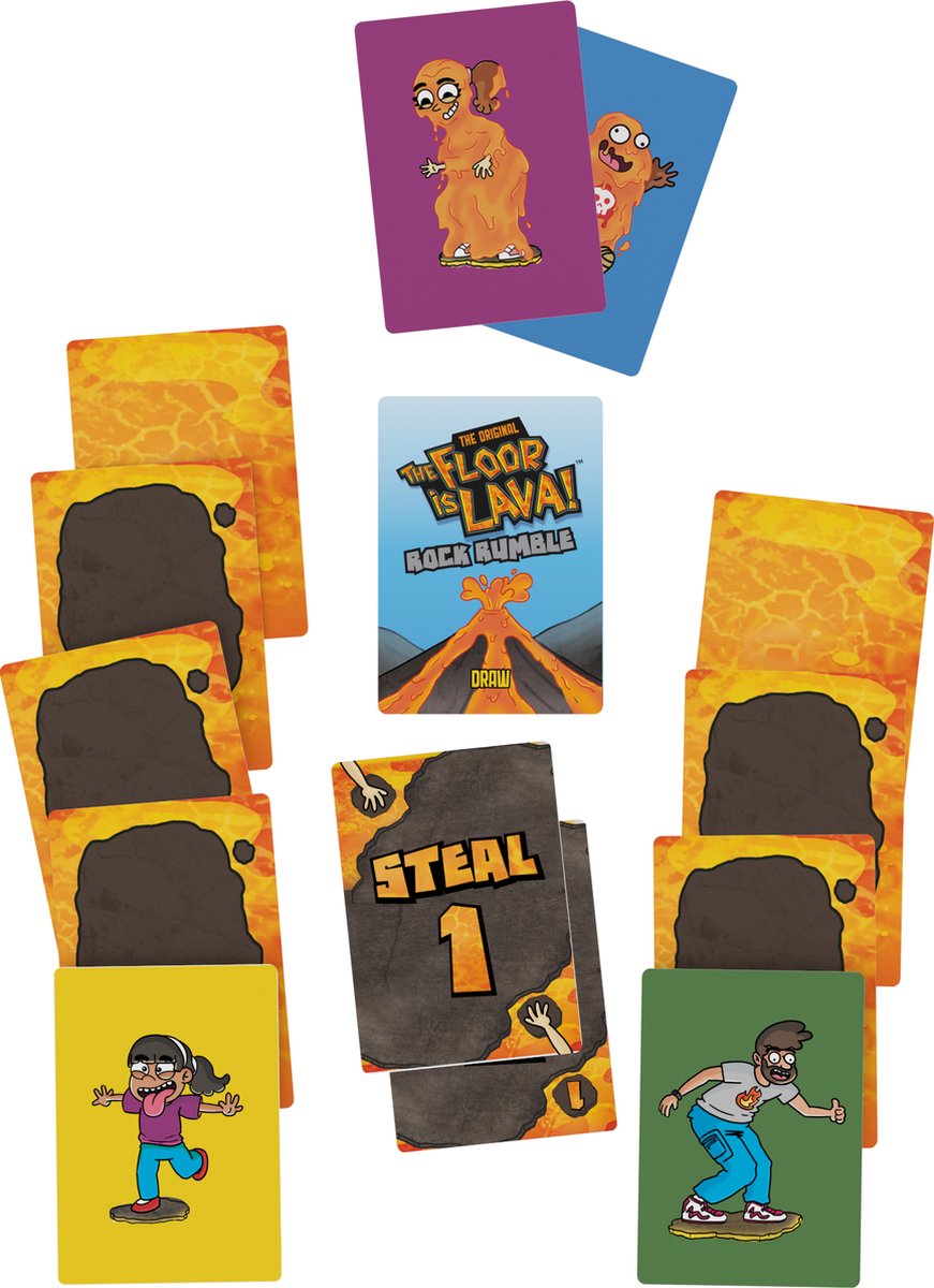 Goliath The Floor Is Lava - Rock Rumble Kaartspel - Actiespel