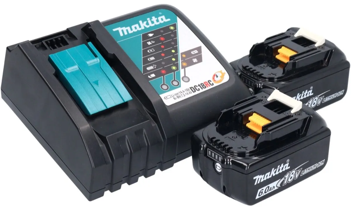 Makita DMR055RG Accu-Radio 18V - 2x 6,0Ah + Oplader - Groen/Zwart