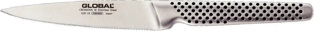 Global GSF23 Steakmes 11cm Kartel - Zilverkleur
