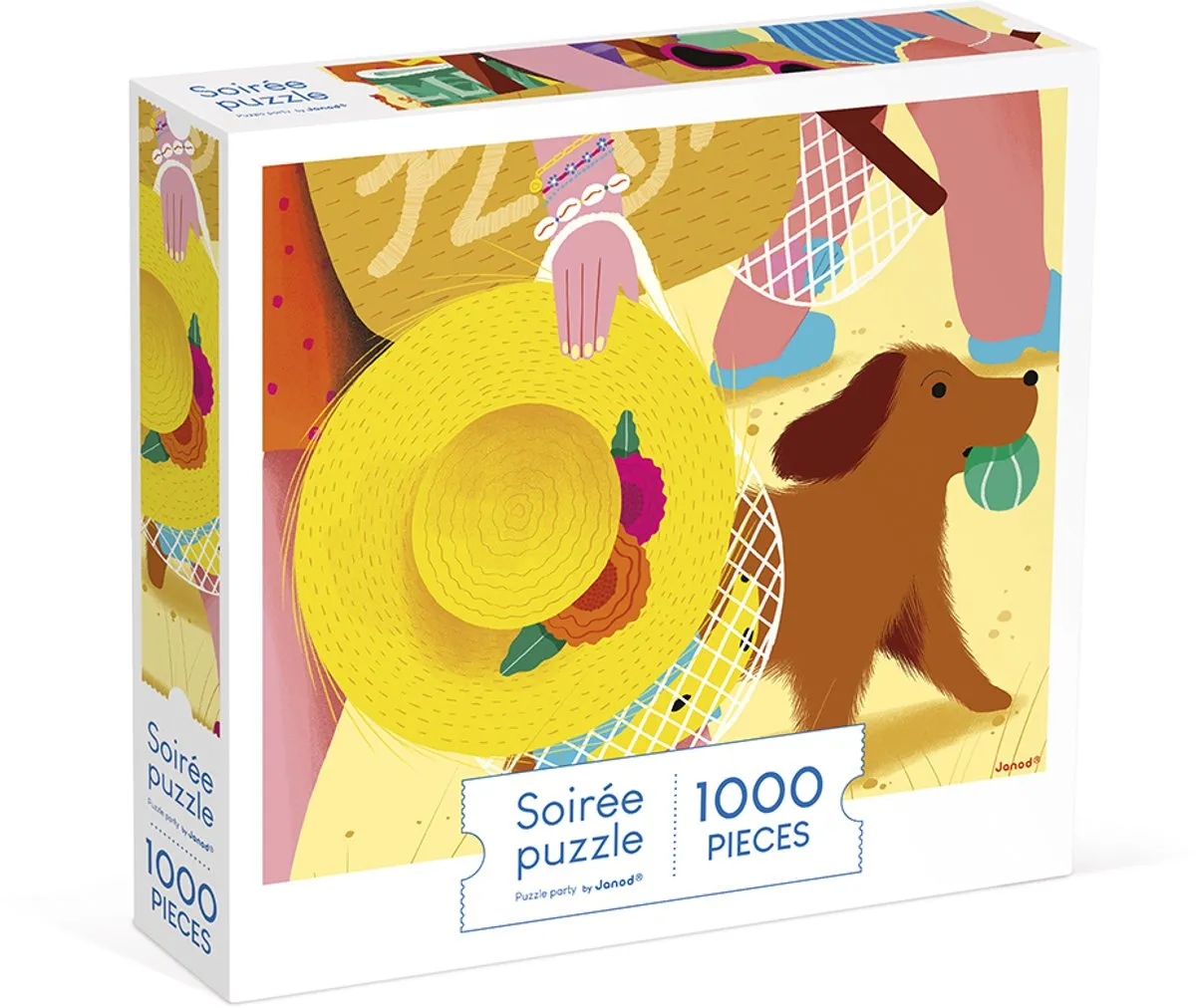 Janod Reis Naar Het Strand Puzzel 1000 Stuks - 8+