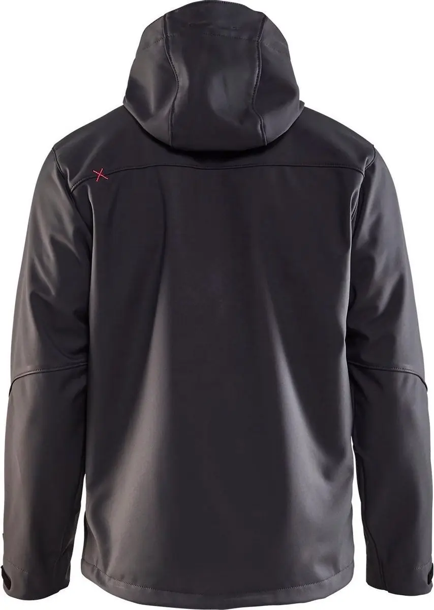 Blåkläder Softshell Jack 4949-2517 - M - Donkergrijs/Rood