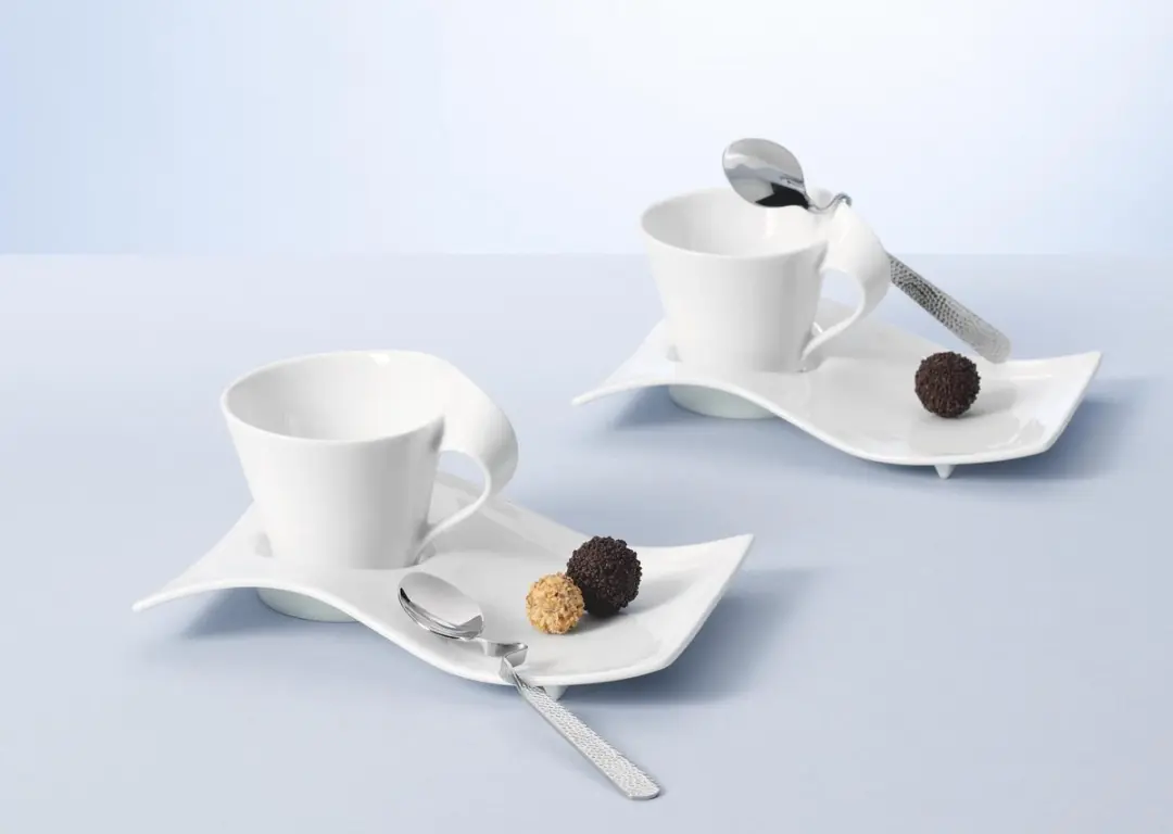 Villeroy & Boch NewWave Caffè Lepels - 17,5cm - 6 Stuks - Zilver