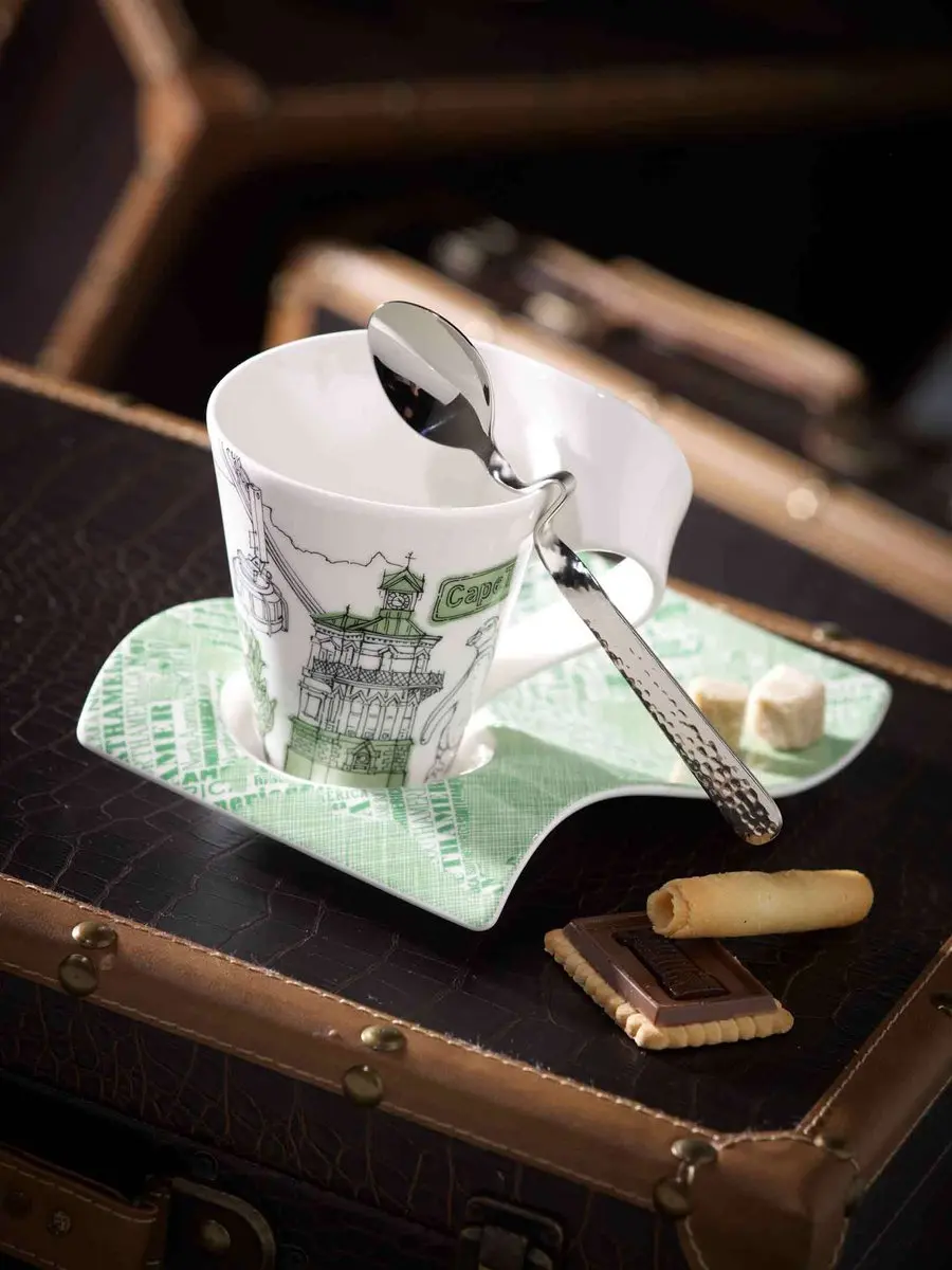 Villeroy & Boch NewWave Caffè Lepels - 17,5cm - 6 Stuks - Zilver