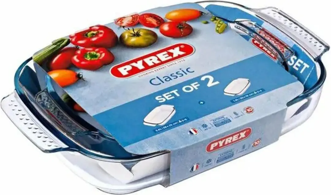 Pyrex Classic Ovenschalen Set - 2 Stuks 2,9L