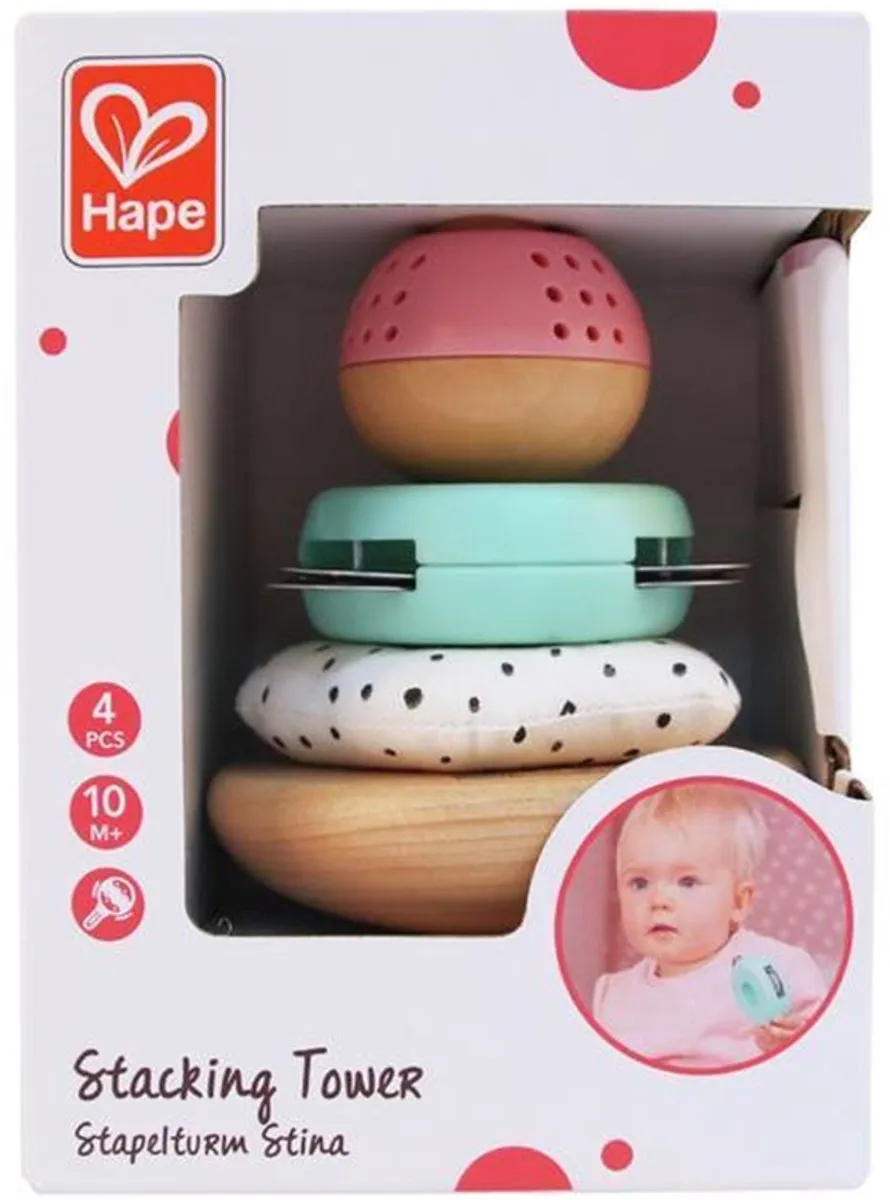 Hape Stapeltoren Stina E8502B - Veelkleurig