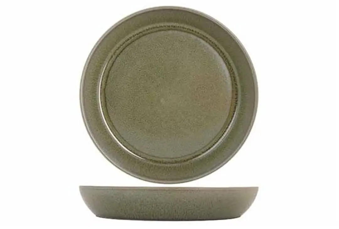 Bistro Thyme Green Schaal D25,5xh4,1cm