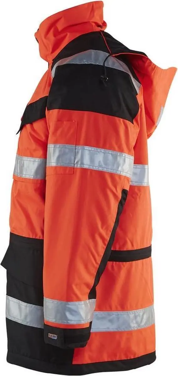 Blåkläder 4426-1997 Parka - High Vis Rood/Zwart - Maat L