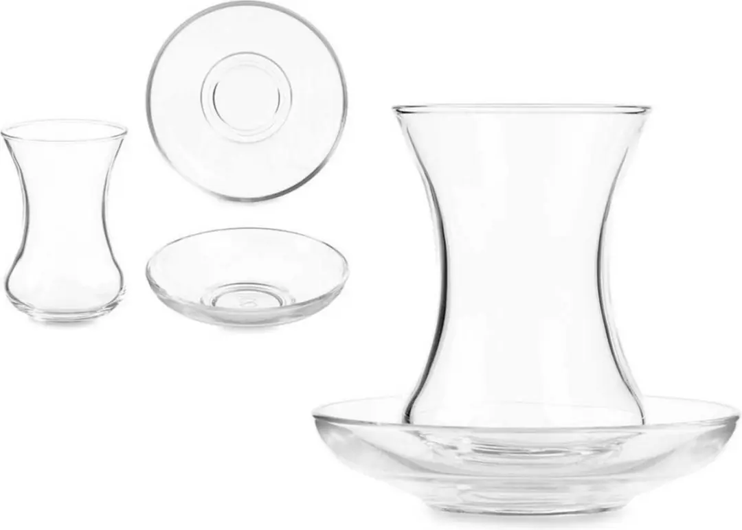 Pasabahce Theeglazen Marokko 130ml - 6-delig - Transparant