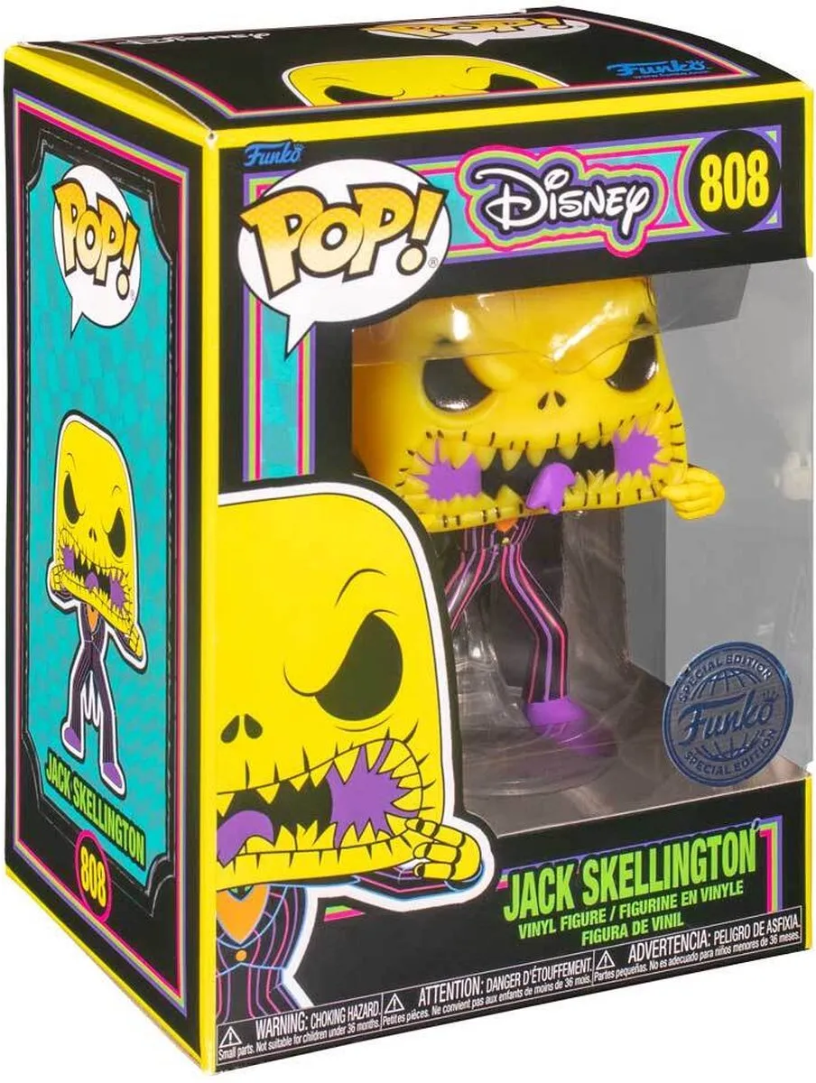 Funko Pop! Scary Face Jack Nightmare Before Christmas - 9cm
