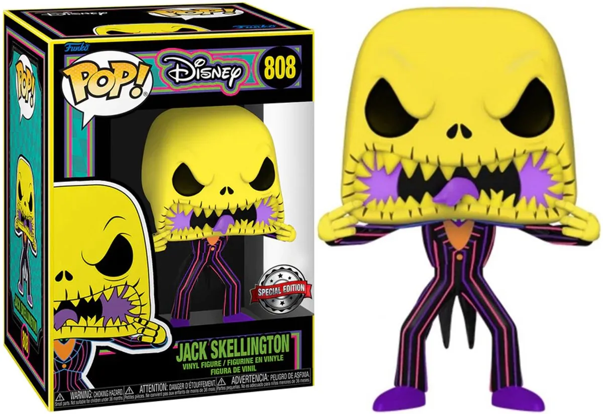 Funko Pop! Scary Face Jack Nightmare Before Christmas - 9cm - afbeelding 6 van 6