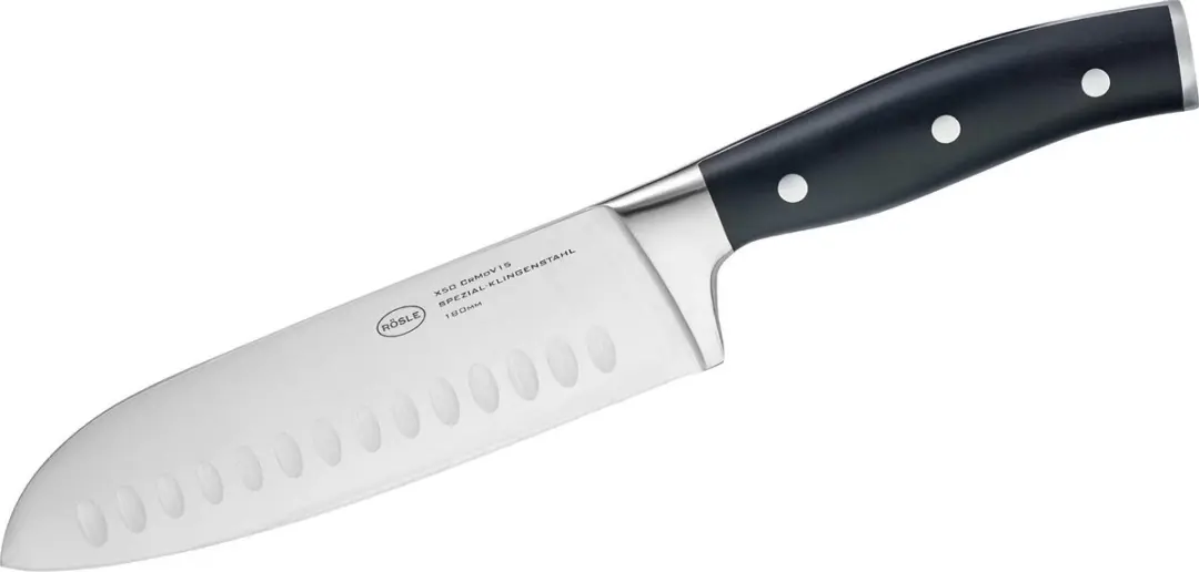 Rösle Santokumes 17.5cm - Geklonken - Zwart