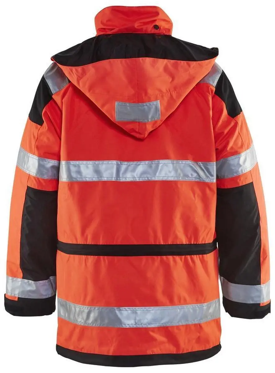 Blåkläder 4426-1997 Parka - High Vis Rood/Zwart M