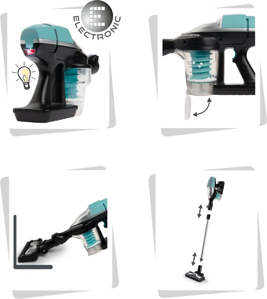 Smoby Rowenta Air Speelgoedstofzuiger - 3x AA