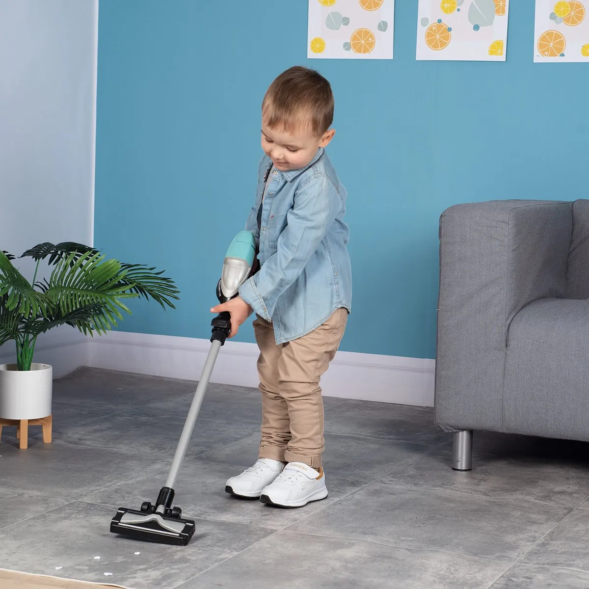 Smoby Rowenta Air Speelgoedstofzuiger - 3x AA