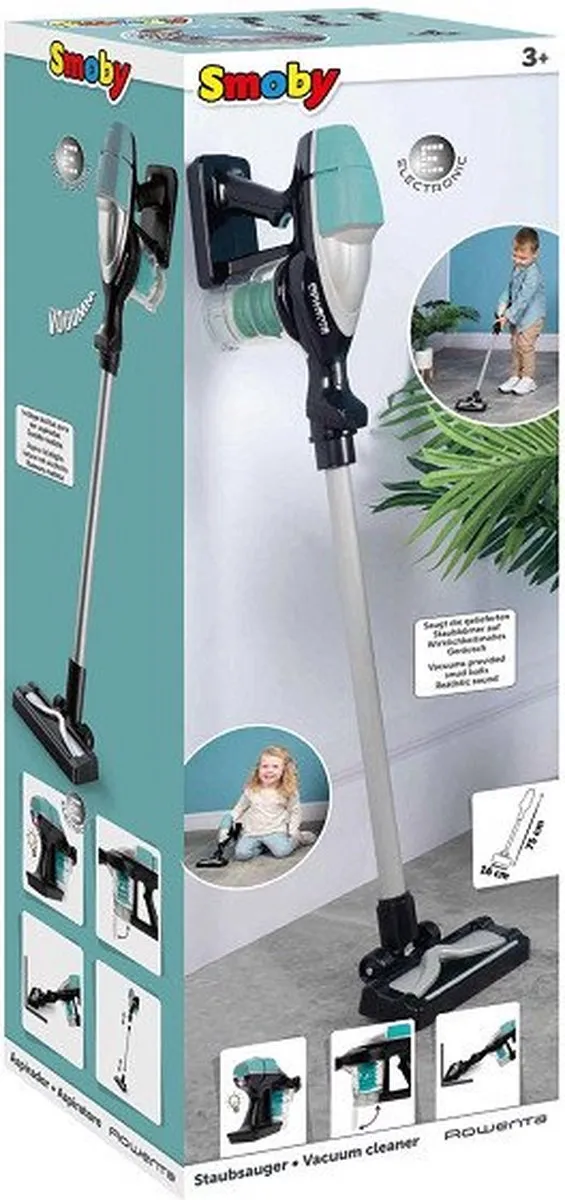 Smoby Rowenta Air Speelgoedstofzuiger - 3x AA