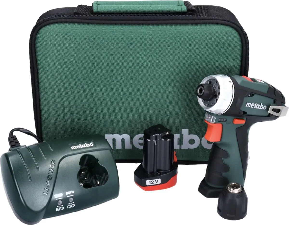 Metabo Powermaxx BS 600079500 Boorschroefmachine 2000mAh - 2 snelheden - afbeelding 6 van 6