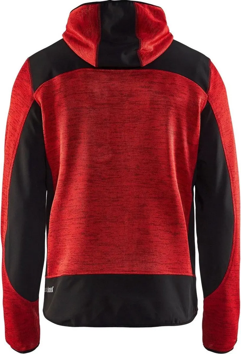 Blåkläder Gebreid Vest Softshell - Rood/Zwart XS