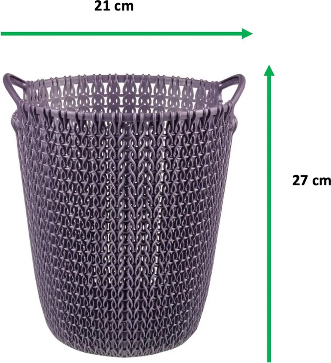 Curver Knit Papiermand 7L - Paars