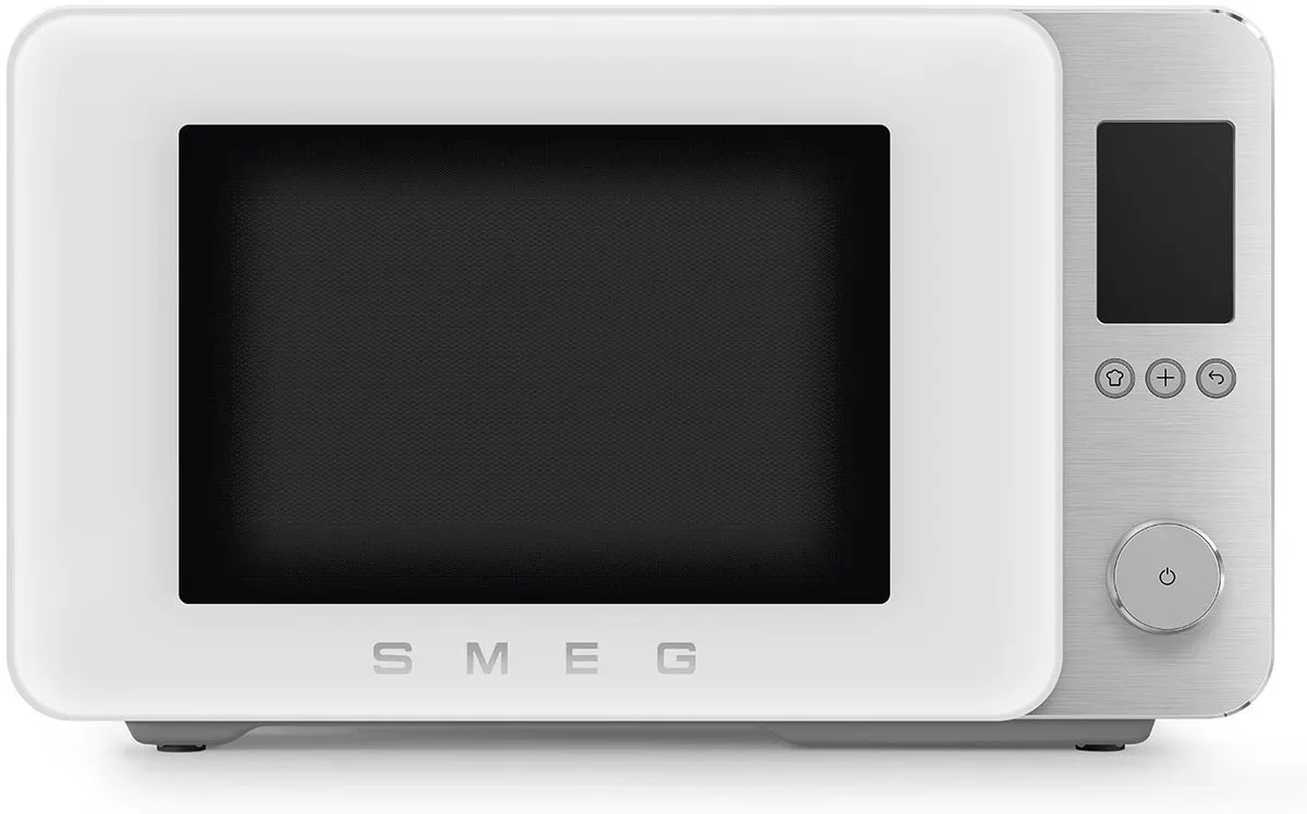 Smeg MOC02WHMEU Combi-magnetron met grill 2100W - 27L - Mat Wit