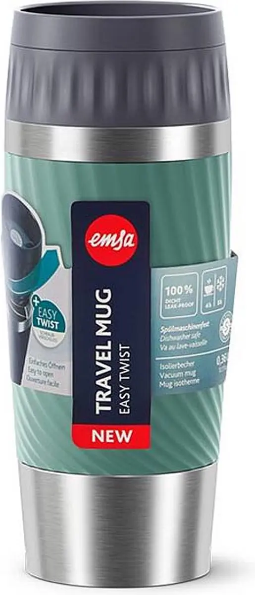 Emsa Travel Mug N2011700 Isoleerbeker - 360ml - Groen