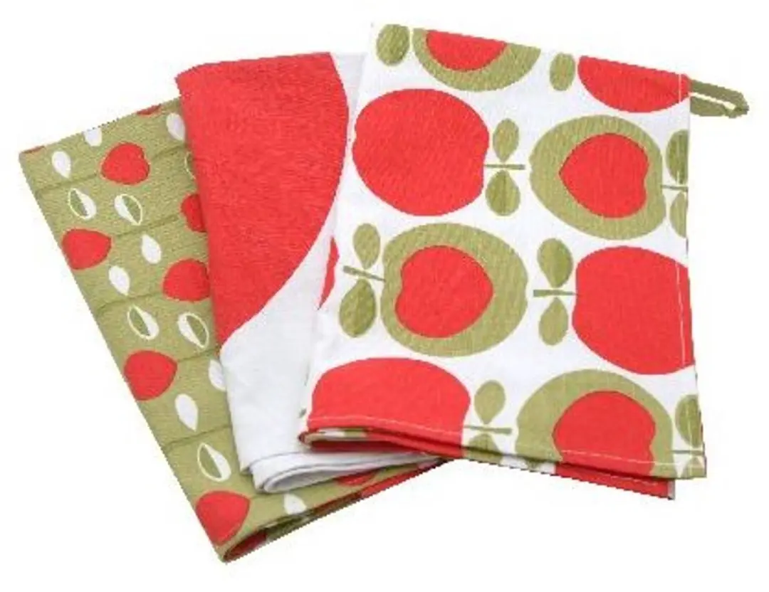 Typhoon Set van 3 Keuken-/Theedoeken Apple Heart