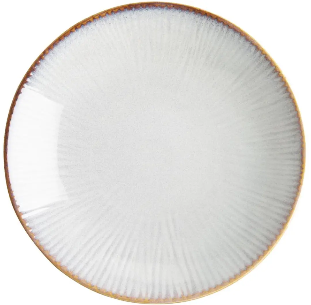Olympia Drift Grey Coupe Low Bowls 260mm